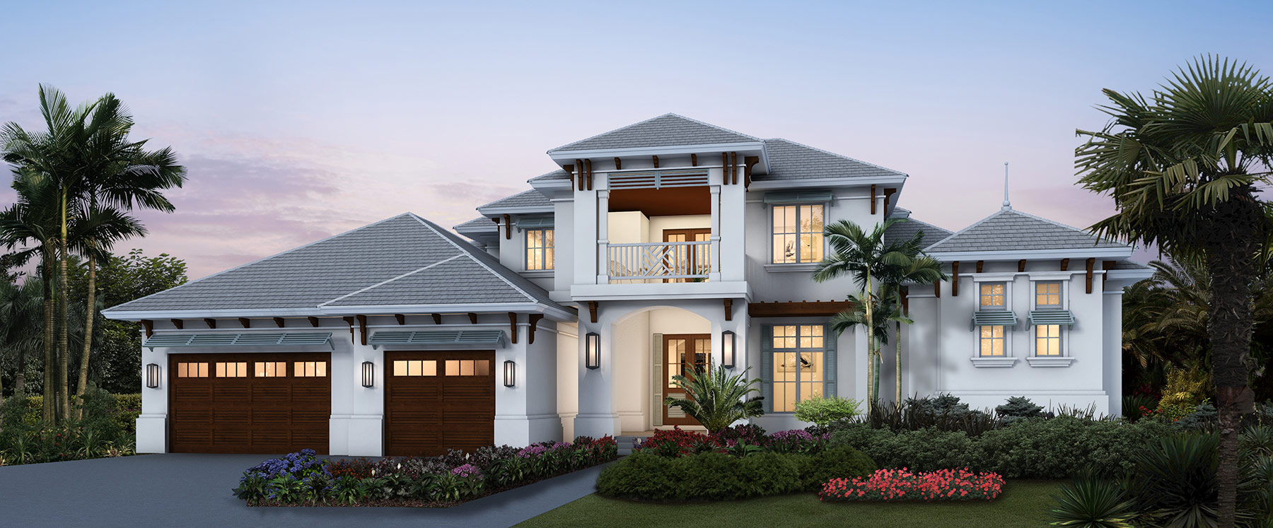 3D Home Facade - 3D Rendering