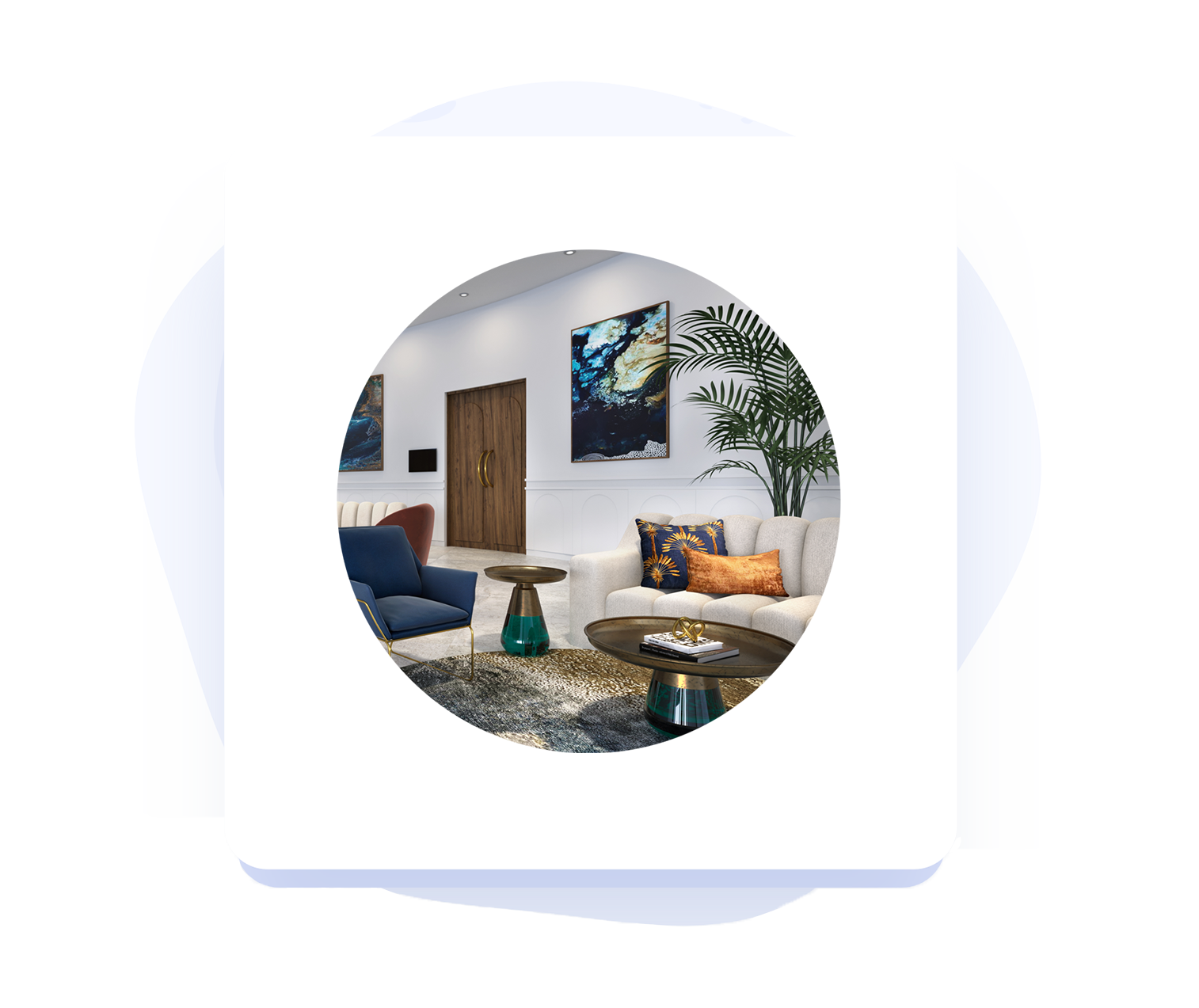 3d Rendering Foyer